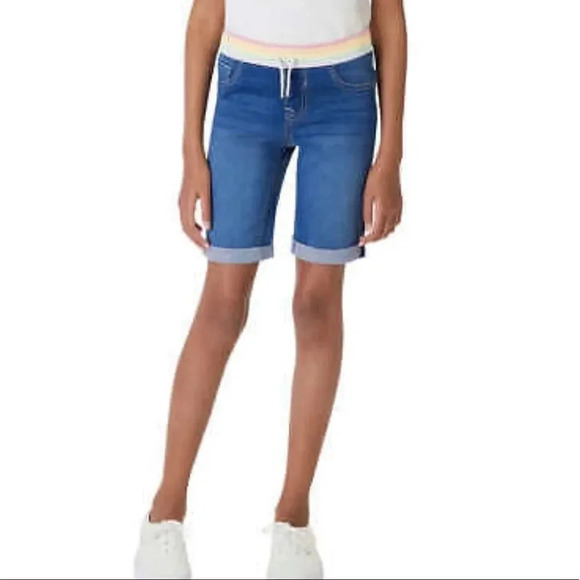 VIGOSS 2 pk Youth Girl's Bermuda Short with Knit Waistband - Picture 5 of 14